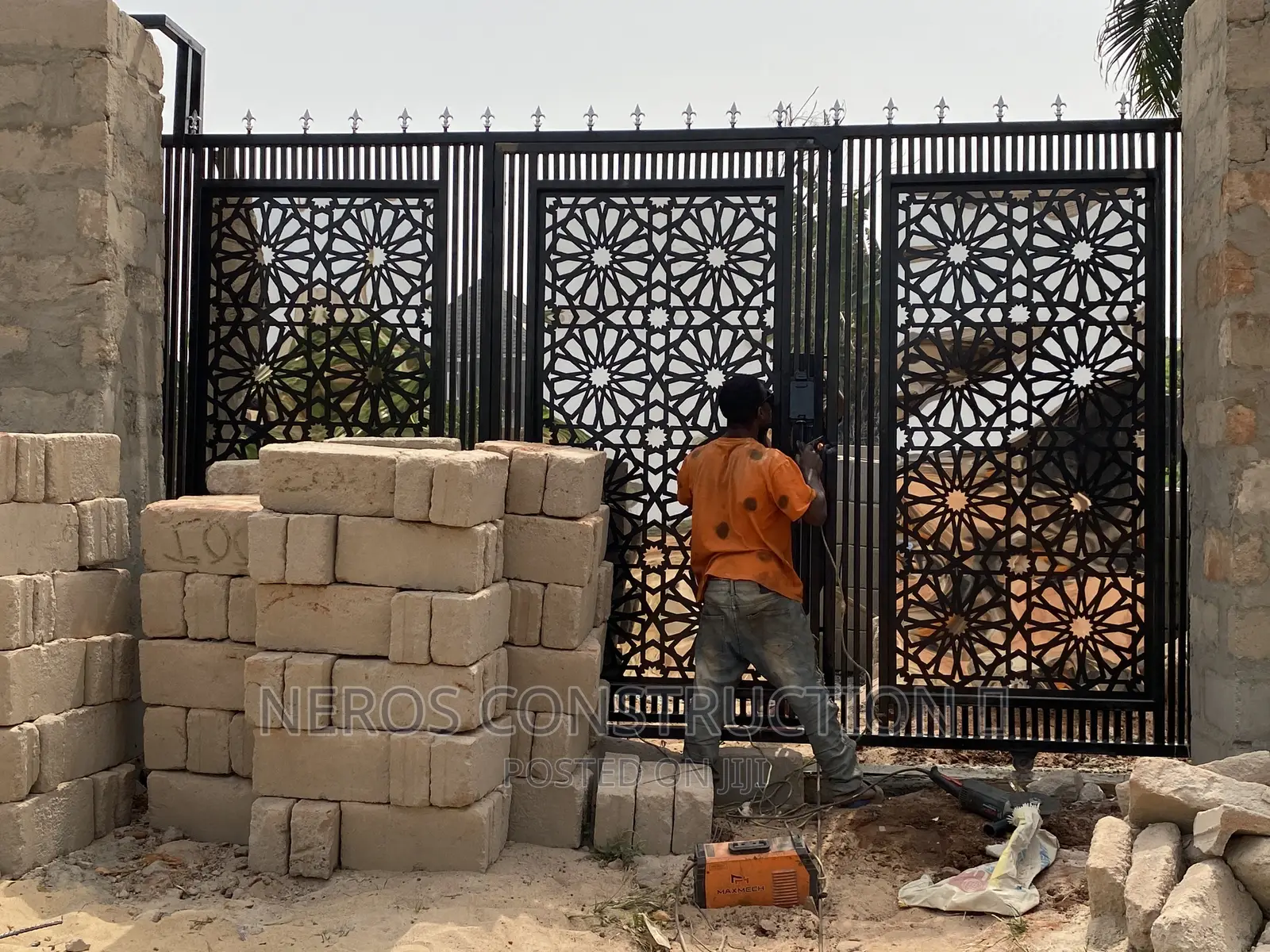14 Ft Laser Cut Rolling Gate