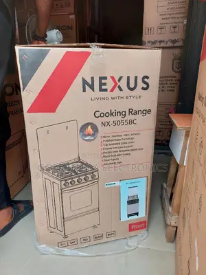 Nexus Standing Gas Cooker 5055 4burner