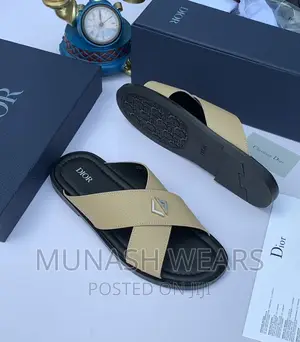 Christian Dior Leather Slipers