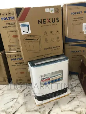 Semi Automatic Washing Machine 7.5kg Nexus NX-WM-75SA