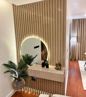 Round Shape Mirror With Back LED Lights
