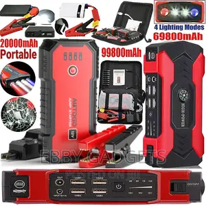 High Power Battery Jump Starter 99800mah, Car Jump Starter