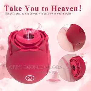 Rose Vibrator Nipple Sucking and Clitoris Stimulator