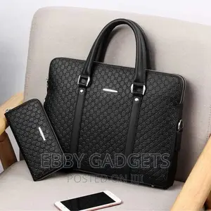 Men's Briefcase New Fashion Double Layer Laptop Bag