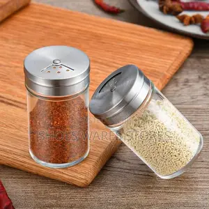 2 In1 Stainless Steel Spice Shakers Seasoning Jars