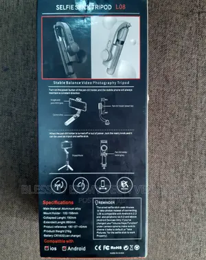 L08 Bluetooth Handheld Gimbal Stabilizer Mobile Phone Stick