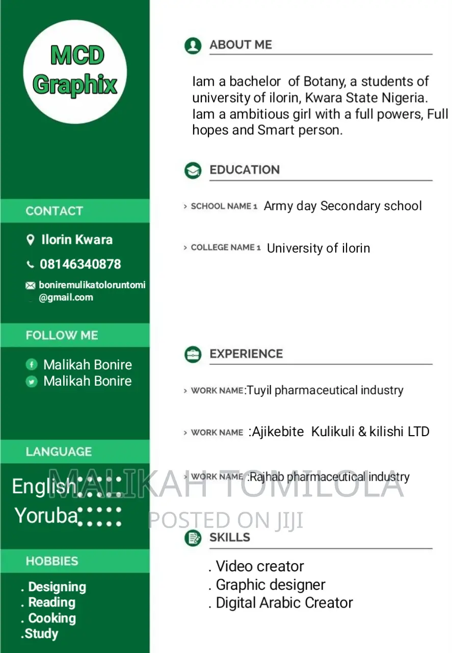 Computing IT CV