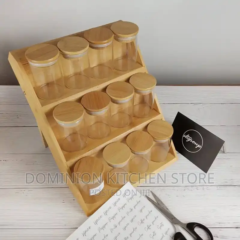 12pcs Spice Jar With Stand