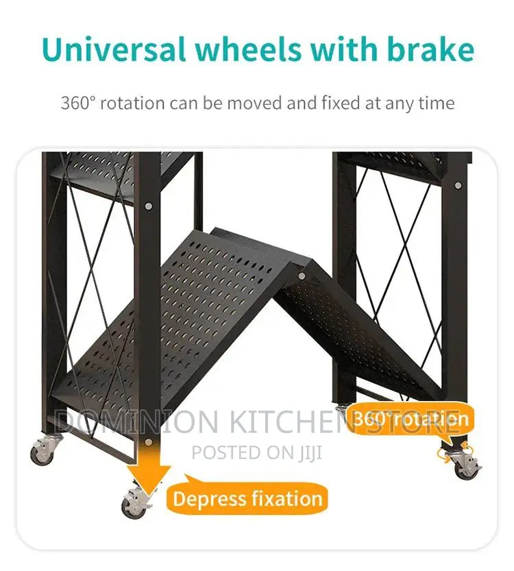 4 Layer Kitchen Shelf Floor