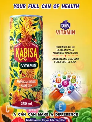 Kabisa Vitamin Drink 250ml - 24 Cans in a Carton