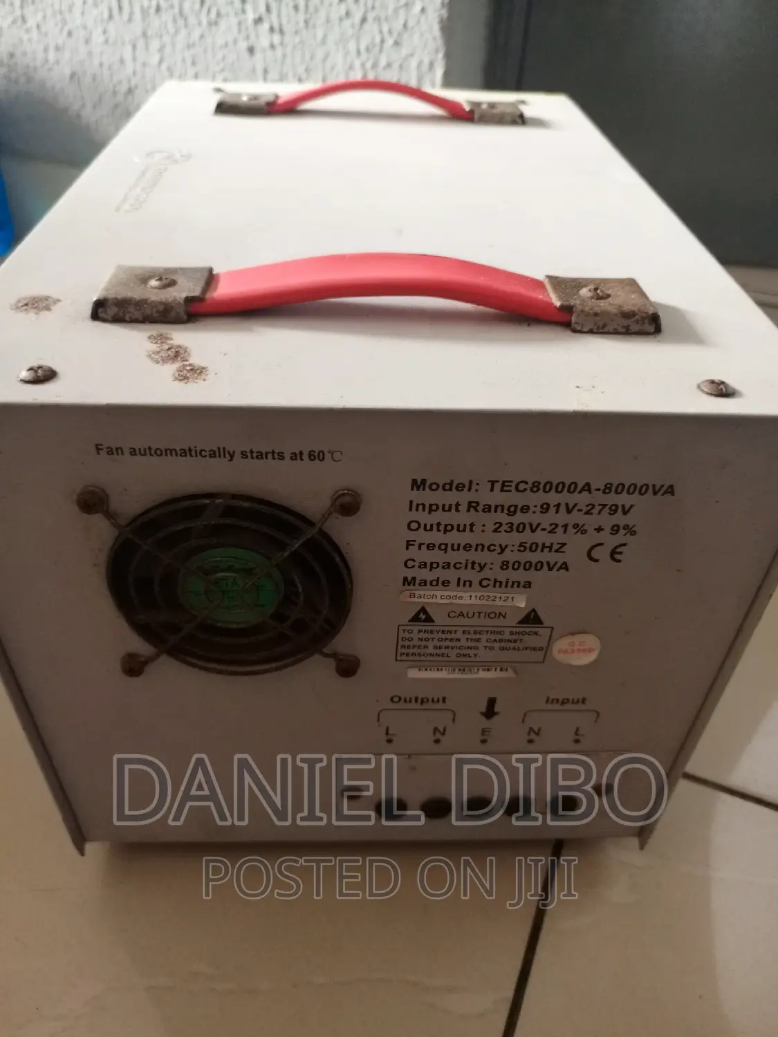 Thermocool Stabilizer 8000 KVA
