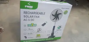 IWIN Rechargeable Solar Fan AC and DC. Model: IW8068