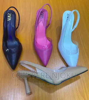 Zara Half High Heel Sandals Shoes