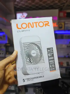 Lontor Mini Rechargeable Fan