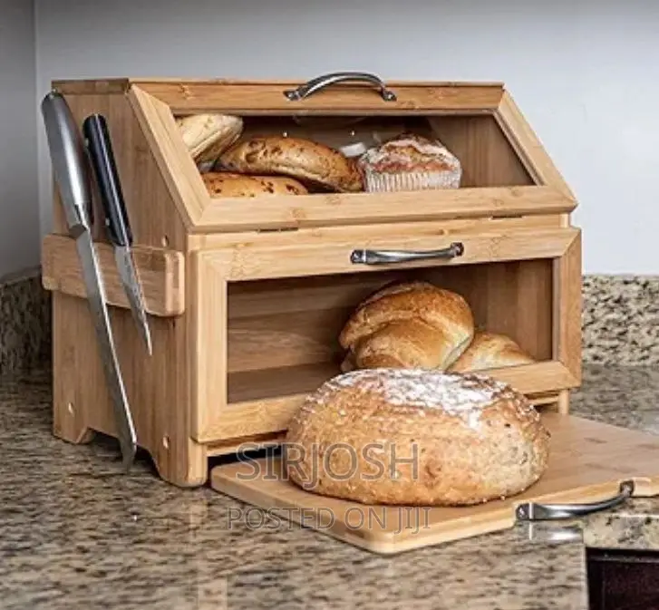 Bread Bin With Copping Board