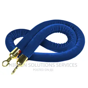 Velvet Decorative Rope Safety Queue Barrier Rope