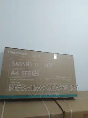 Original (43"") Hisense Smart Tv With 1, Year Warranty