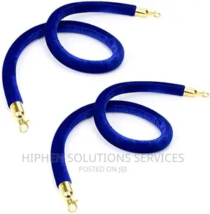 Thick Stanchion Queue Barrier Rope Velvet Rope For Red Carpe