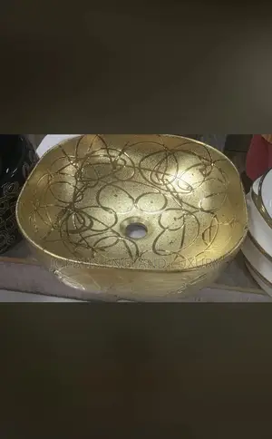 Square Counter Basin Gold