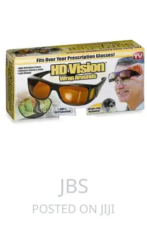 HD Vision Wrap Arounds Night Driving Glasses