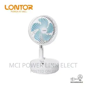 7" Lontor Rechargeable Table / Standing Fan