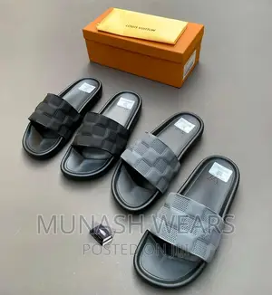 Original Leather Louis Vuitton Slide