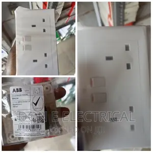 13amps Double Socket ABB Original
