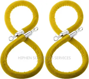 Heavy-duty Velvet Stanchion Rope Cotton Core