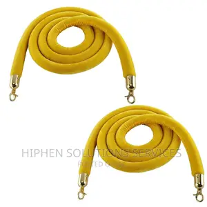 Yellow Stanchion Rope