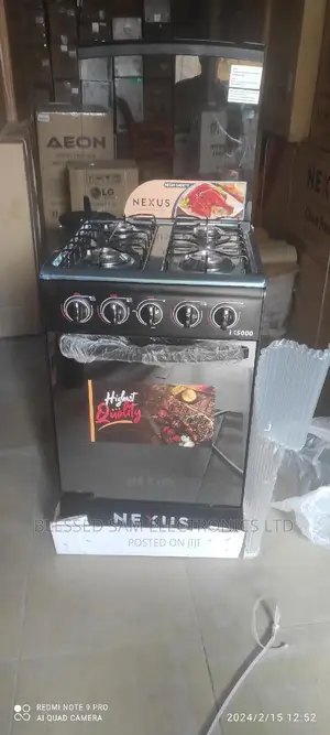 Original>NEXUS 4 Gas Burner Automatic Cooker With Oven 2YRS