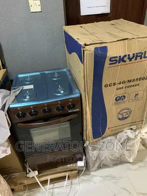 Skyrun Cooker (Auto Ignition)-(4+0)Burner Gas Cooker+Oven