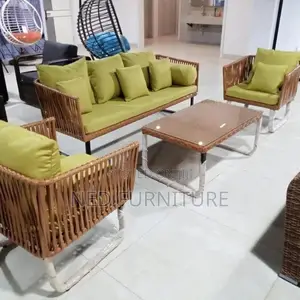 Quality Ratan Sofa Set With Foam
