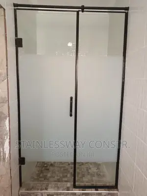 Shower Frost Cubicle Black T