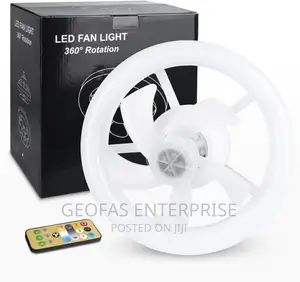 Adjustable LED Rotating Ceiling Fan