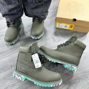 Timberland Icon Olive Nubuck 6 Inch” Premium Waterproof”M