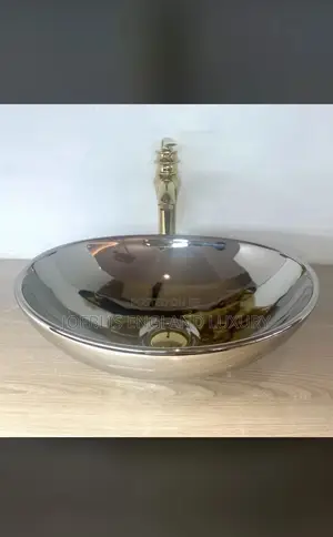 Silver Color Basin Top