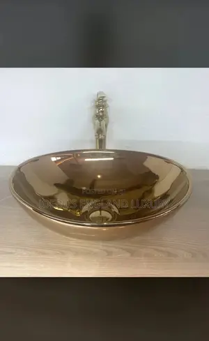 Gold Oval Basin Top