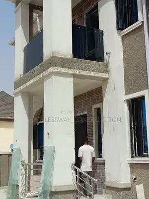 Balcony Dark Grey Glass Handrails