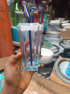 Quality Cup With Straw and a Wooden Cover