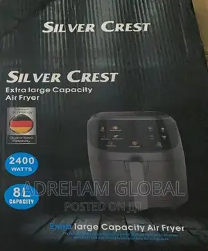 Silver Crest 8L Air Fryer, 2400watts
