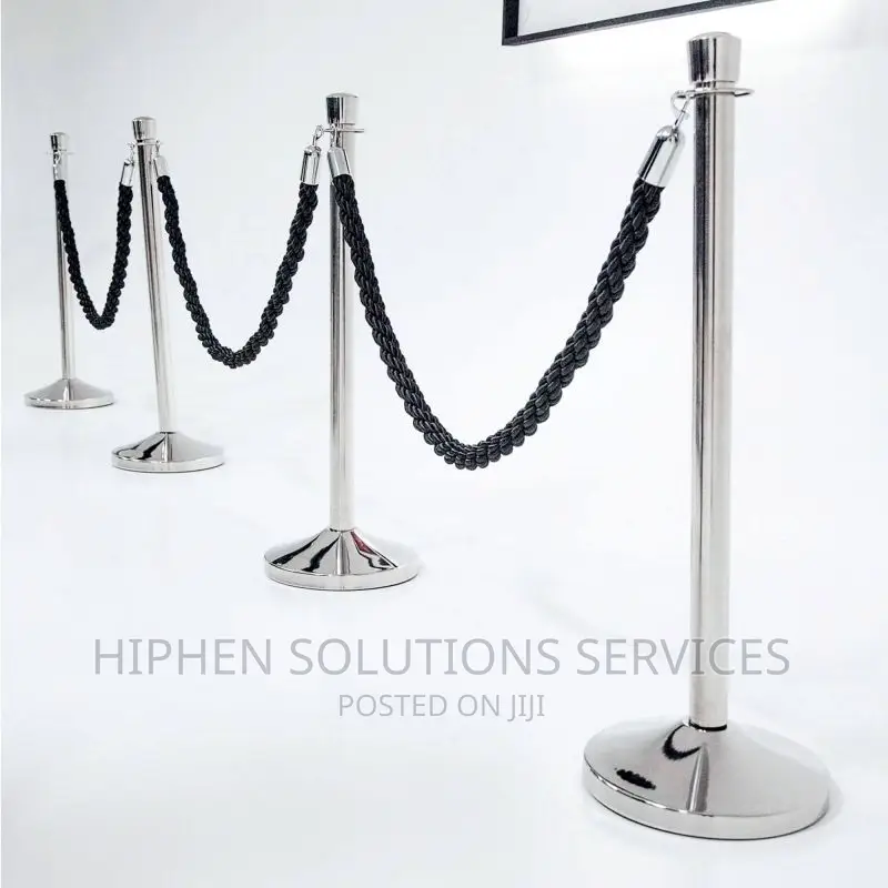 Retractable Barrier Posts Sliver