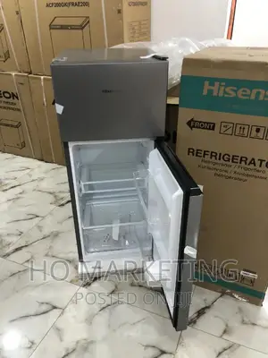 Hisense 124l Double Door Refrigerator Top Freezer
