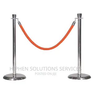 Queue Barrier Rope Red Black For Posts Stands