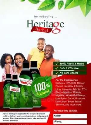 Heritage Herbal Improve Infertility Boost Libido Men Woman