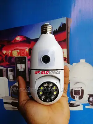 Rotational PTZ Bulb Dual Lens Camera