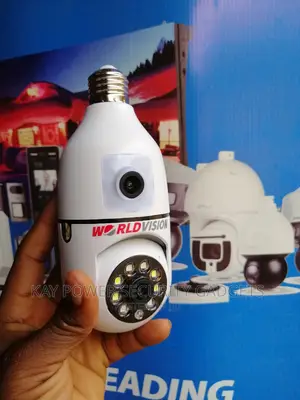 Rotational PTZ Bulb Dual Lens Camera