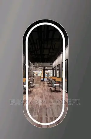 Oval Luxury Mirror With Lights