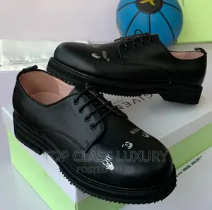 Off White Coperate Luxury Designer Flat Shoe