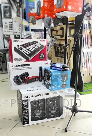 M-Audio Bx4 Studio Monitor Bundle (Premium Quality)