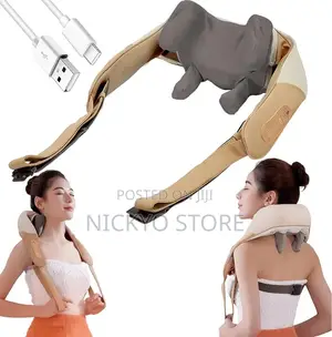 Electric Neck Shoulder Massager (Shiatsu Deep Tissue Massager)